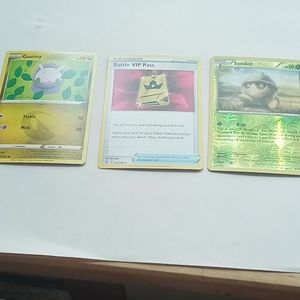 Pokemon cards set of three 5!
